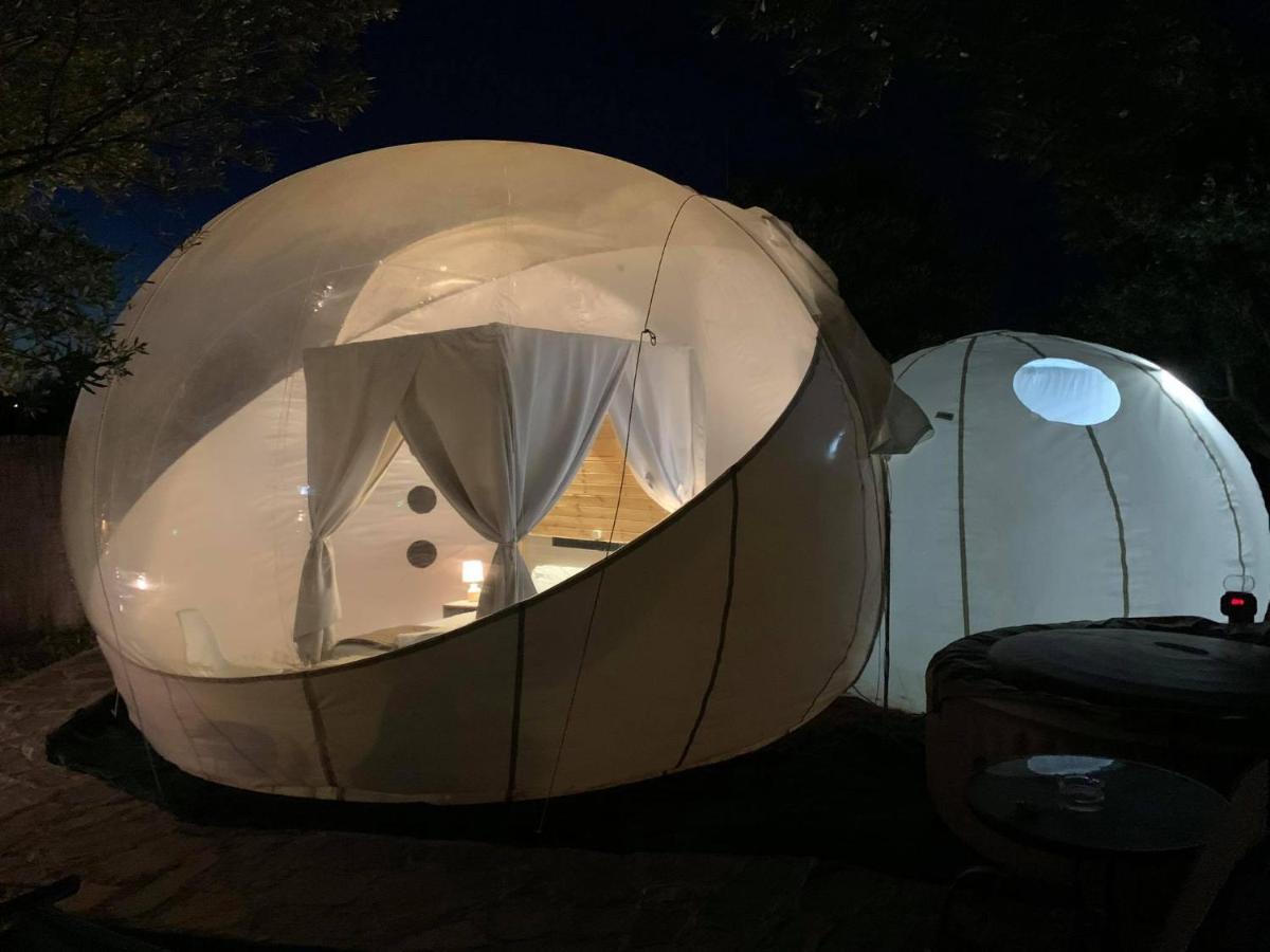 Bubble Tent Hotel Néa Mudaniá Kültér fotó