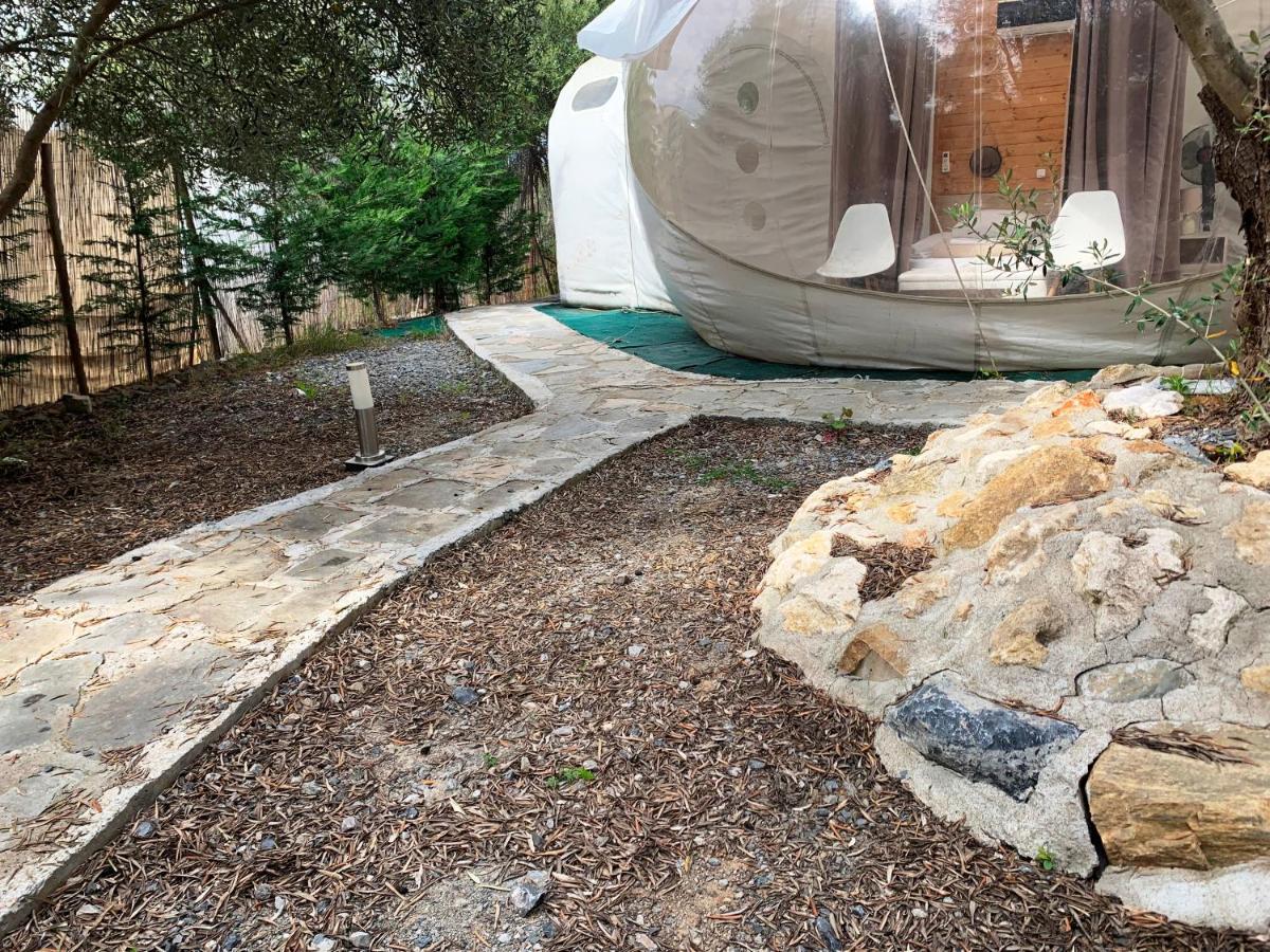 Bubble Tent Hotel Néa Mudaniá Kültér fotó