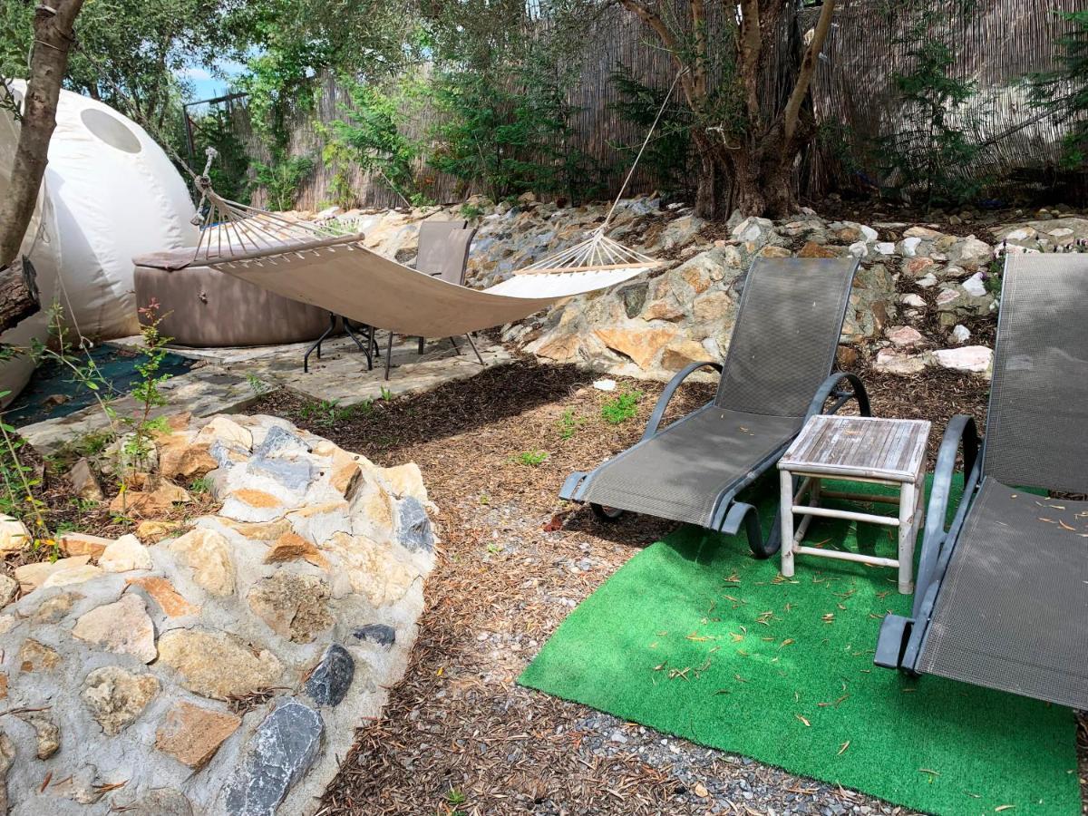 Bubble Tent Hotel Néa Mudaniá Kültér fotó