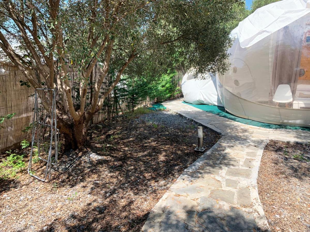 Bubble Tent Hotel Néa Mudaniá Kültér fotó