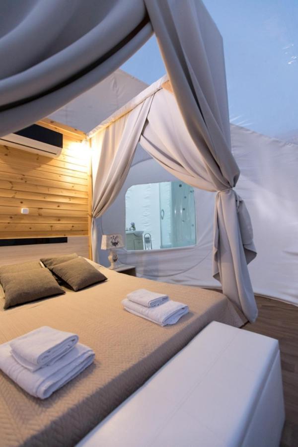Bubble Tent Hotel Néa Mudaniá Kültér fotó