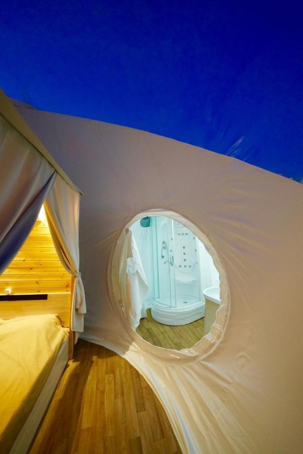 Bubble Tent Hotel Néa Mudaniá Kültér fotó
