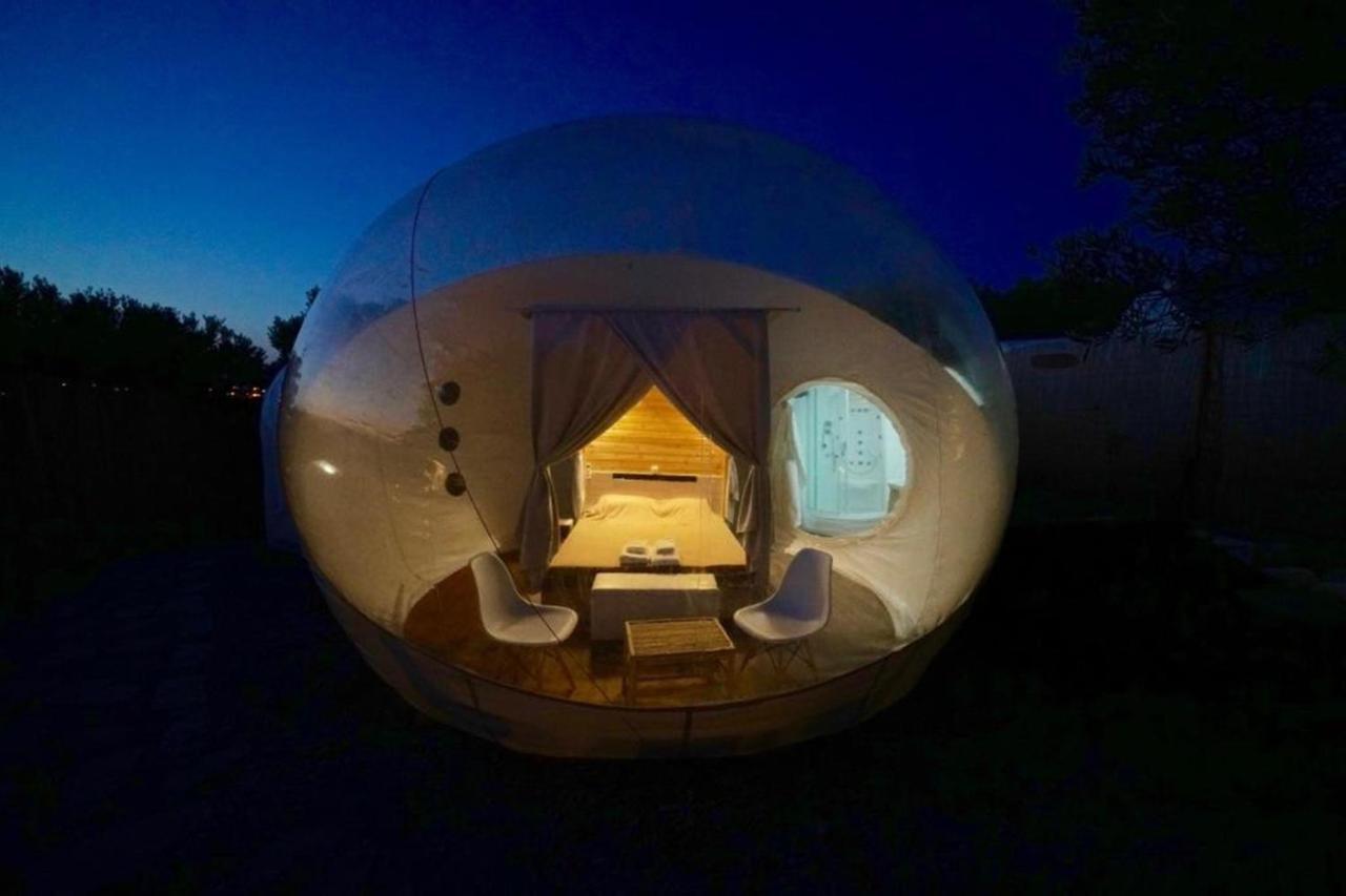 Bubble Tent Hotel Néa Mudaniá Kültér fotó