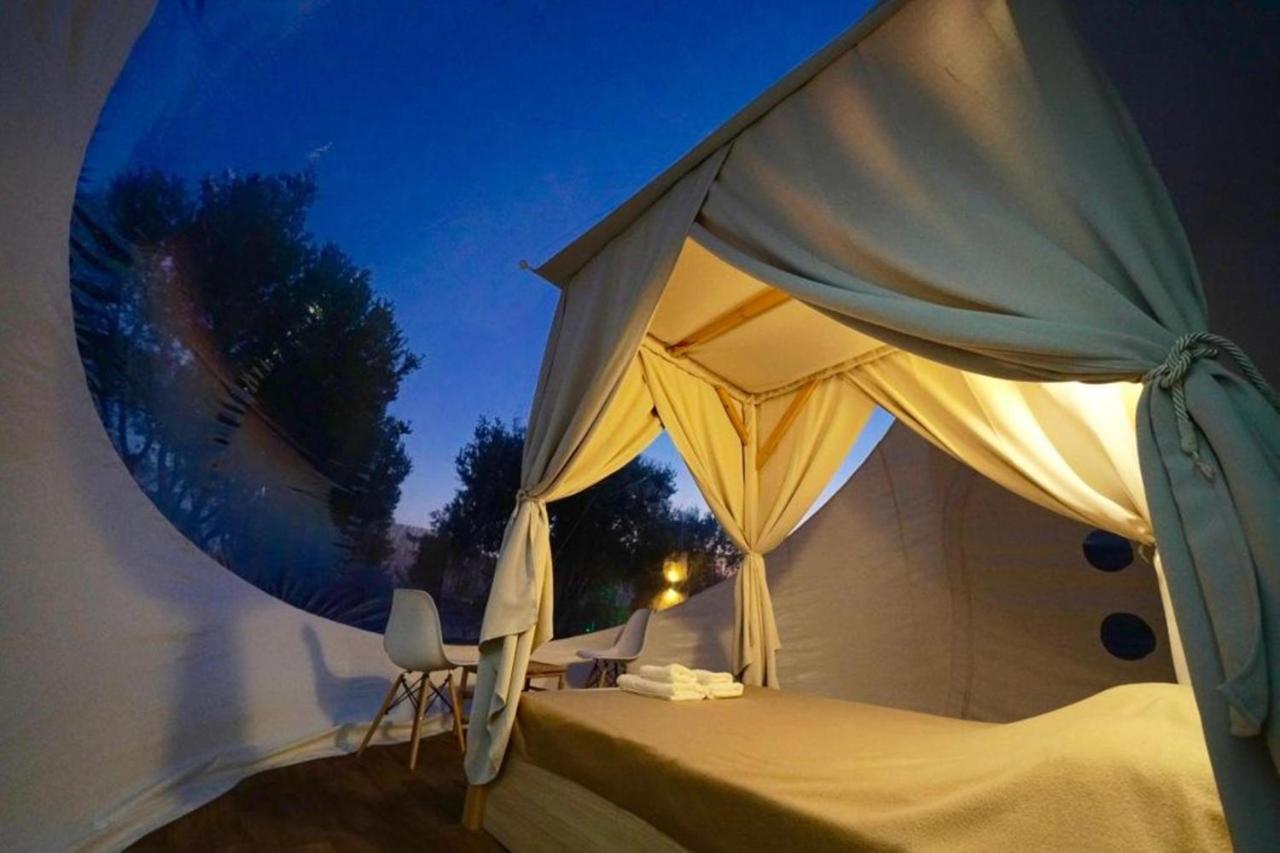 Bubble Tent Hotel Néa Mudaniá Kültér fotó