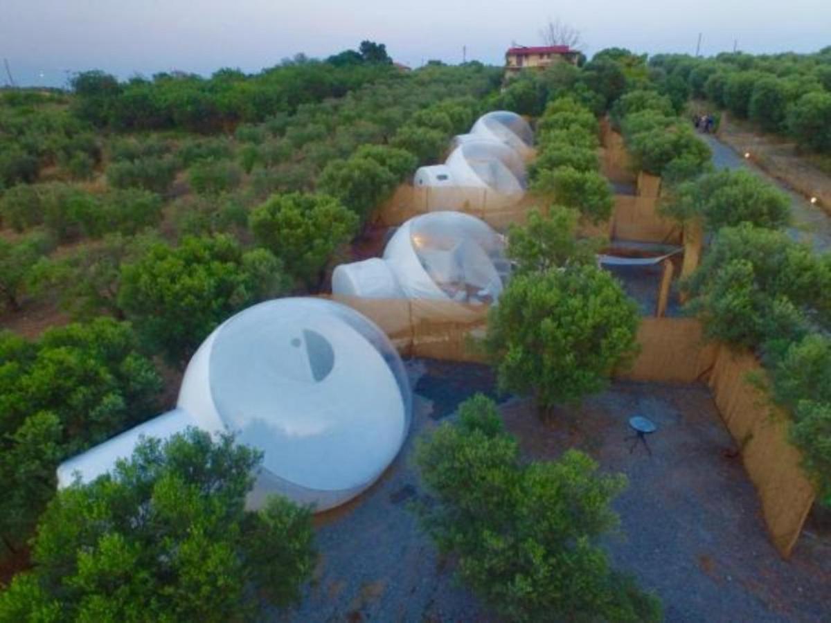 Bubble Tent Hotel Néa Mudaniá Kültér fotó