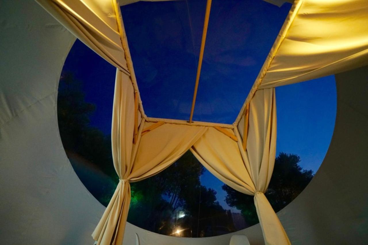 Bubble Tent Hotel Néa Mudaniá Kültér fotó