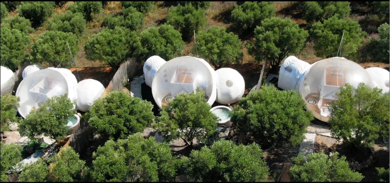 Bubble Tent Hotel Néa Mudaniá Kültér fotó